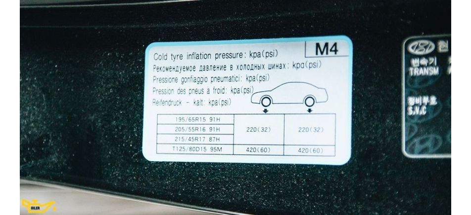 Який тиск має бути в шинах?